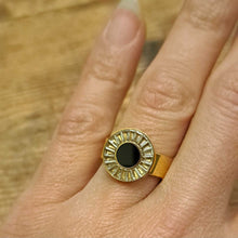 Φόρτωσε την φωτογραφία στο Gallery viewer, Ατσάλινο δαχτυλίδι, σε κίτρινο χρυσό, 2602249G