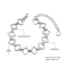 Φόρτωσε την φωτογραφία στο Gallery viewer, Ατσάλινο βραχιόλι αλυσίδα με ρόμβους, σε κίτρινο χρυσό 19032426G