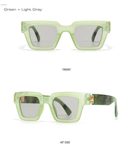Γυαλιά ηλίου unisex, πράσινο με γκρι φακό 1602246