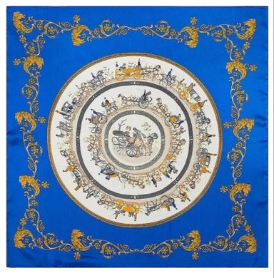 Μαντήλι τετράγωνο 60cm x 60cm, μπλε