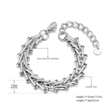 Φόρτωσε την φωτογραφία στο Gallery viewer, Βραχιόλι ατσάλινο αλυσίδα, σε ασημί 19032429S