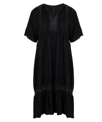 Φόρεμα καφτάνι κοντό, ADA black 60000732_02