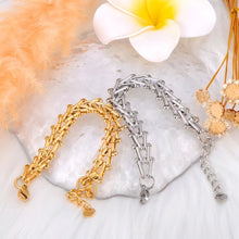 Φόρτωσε την φωτογραφία στο Gallery viewer, Βραχιόλι ατσάλινο αλυσίδα, σε ασημί 19032429S