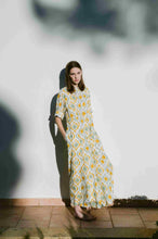 Φόρτωσε την φωτογραφία στο Gallery viewer, Φόρεμα μακρύ σεμιζιέ, με γεωμετρικό σχέδιο 76000806