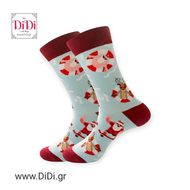 Κάλτσες μεσαίες, Santa skate (39-46)