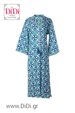 Καφτάνι με ogee print, 60000851