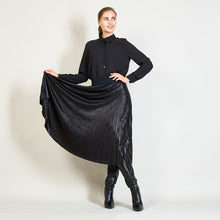 Φόρτωσε την φωτογραφία στο Gallery viewer, Φούστα πλισέ Glam Series, μαύρη