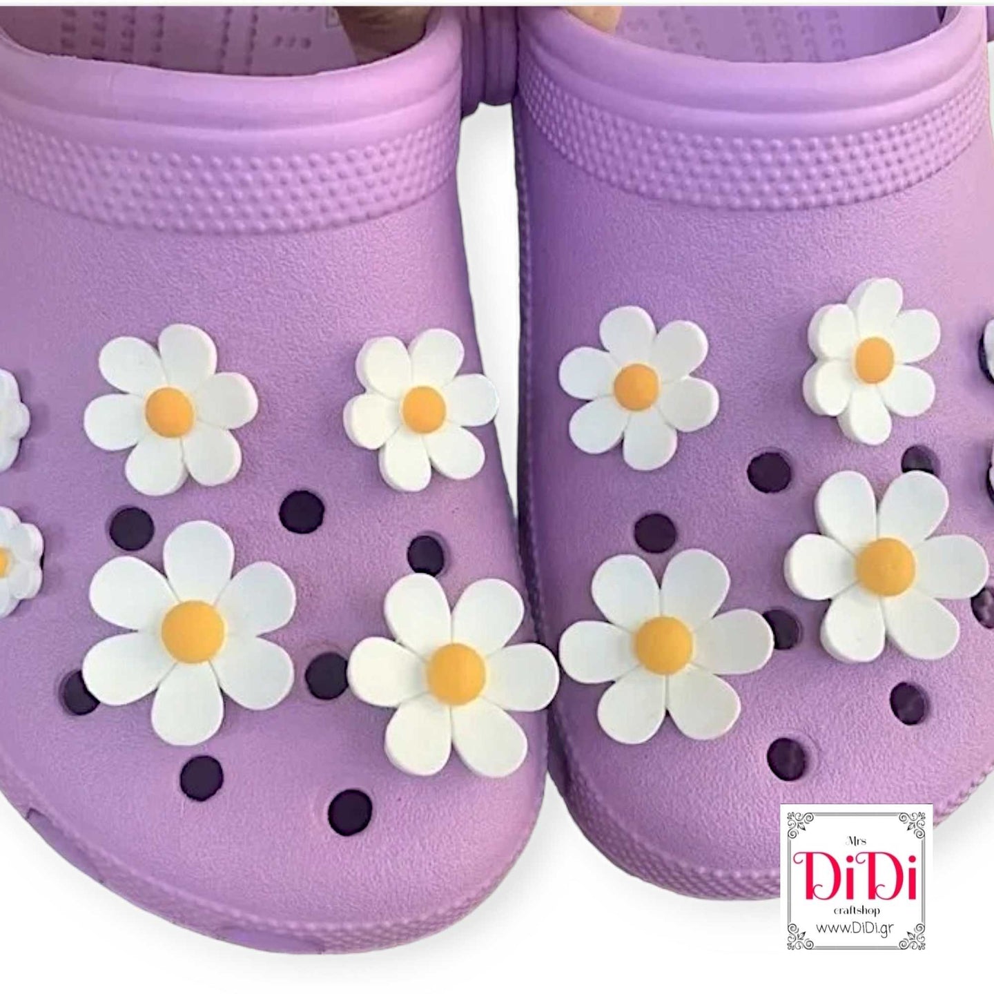 CROCS Jibbitz λευκή μαργαρίτα, 3105241