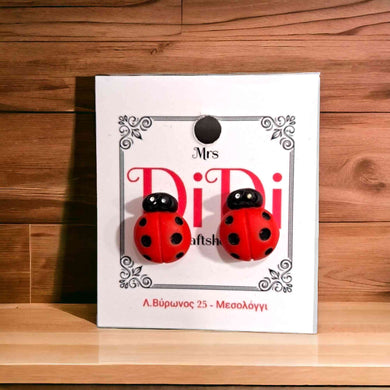 Ατσάλινα σκουλαρίκια καρφάκι πασχαλίτσες 2702249