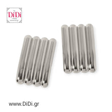 Φόρτωσε την φωτογραφία στο Gallery viewer, Ατσάλινα σκουλαρίκια καρφάκι, σε ασημί, 1008244S