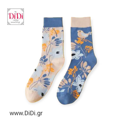 Κάλτσες μεσαίες, Flower Power (38-44)