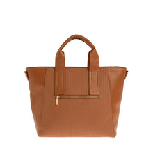 Φόρτωσε την φωτογραφία στο Gallery viewer, Τσάντα χειρός με ιμάντα, κάμελ, 24250