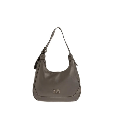 Τσάντα ώμου με δύο θέσεις, γκρι, 24237