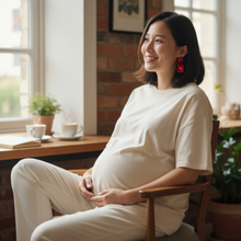 Φόρτωσε την φωτογραφία στο Gallery viewer, Σκουλαρίκια με κρύσταλλα σε κόκκινο, 0912251