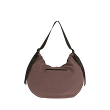 Φόρτωσε την φωτογραφία στο Gallery viewer, Τσάντα ώμου Oval Bag με ιμάντα, σαπιο μήλο, 24242