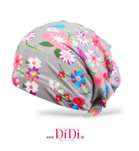 Φόρτωσε την φωτογραφία στο Gallery viewer, Τιρμπάν βαμβακερό γκρι με φλοράλ σχέδιο, πολύ μαλακό, 0802263