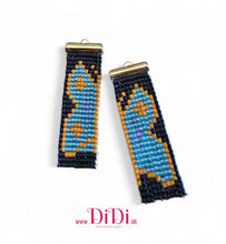 Φόρτωσε την φωτογραφία στο Gallery viewer, Σκουλαρίκια ατσάλινα χειροποίητα με γνήσιες, γυάλινες χάντρες Miyuki, 1704261