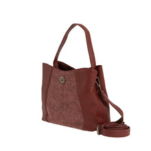 Φόρτωσε την φωτογραφία στο Gallery viewer, Τσάντα χειρός και χιαστί, μπορντό 24266