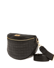 Φόρτωσε την φωτογραφία στο Gallery viewer, Τσάντα μέσης τύπου μπανάνα, μαύρο, 24244