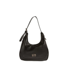 Φόρτωσε την φωτογραφία στο Gallery viewer, Τσάντα ώμου με δύο θέσεις, μαύρη, 24237