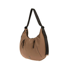Φόρτωσε την φωτογραφία στο Gallery viewer, Τσάντα ώμου Oval Bag με ιμάντα, κάμελ, 24242