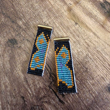 Φόρτωσε την φωτογραφία στο Gallery viewer, Σκουλαρίκια ατσάλινα χειροποίητα με γνήσιες, γυάλινες χάντρες Miyuki, 1704261