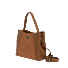 Φόρτωσε την φωτογραφία στο Gallery viewer, Τσάντα χειρός και χιαστί, κάμελ 24266