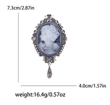 Φόρτωσε την φωτογραφία στο Gallery viewer, Καρφίτσα Καμέο (Cameo), ασημί, 3103262