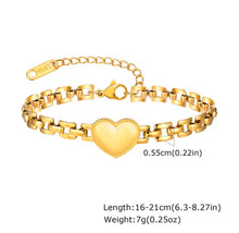 Φόρτωσε την φωτογραφία στο Gallery viewer, Ατσάλινο βραχιόλι αλυσίδα, σε κίτρινο χρυσό, 21102516