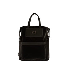 Φόρτωσε την φωτογραφία στο Gallery viewer, Τσάντα πλάτης με δύο υφές, μαύρο, 24253