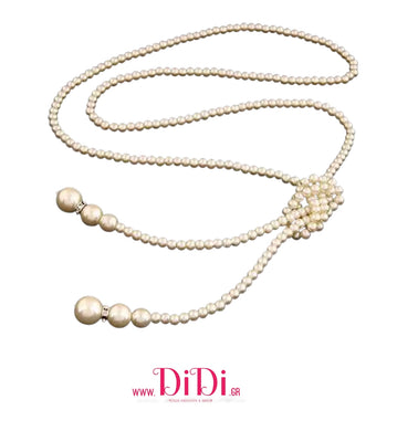 Κολιέ με πέρλες εκρού 6-9mm, μακρύ, 2011254