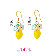 Φόρτωσε την φωτογραφία στο Gallery viewer, Σκουλαρίκια χειροποίητα με λεμόνια, 1703261