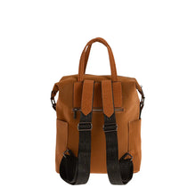 Φόρτωσε την φωτογραφία στο Gallery viewer, Τσάντα πλάτης με δύο υφές, κάμελ, 24253