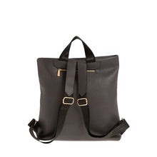 Φόρτωσε την φωτογραφία στο Gallery viewer, Τσάντα πλάτης απο ανθεκτικό συνθετικό δέρμα με δύο υφές, γκρι, 24243