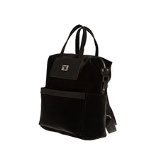 Φόρτωσε την φωτογραφία στο Gallery viewer, Τσάντα πλάτης με δύο υφές, μαύρο, 24253