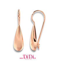 Φόρτωσε την φωτογραφία στο Gallery viewer, Σκουλαρίκια κρίκος σταγόνα, σε ροζ χρυσό, 2811253
