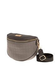 Φόρτωσε την φωτογραφία στο Gallery viewer, Τσάντα μέσης τύπου μπανάνα, γκρι, 24244