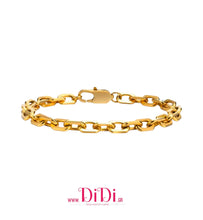 Φόρτωσε την φωτογραφία στο Gallery viewer, Ατσάλινο βραχιόλι αλυσίδα, σε κίτρινο χρυσό, 2010259G
