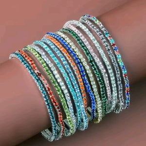 Βραχιόλι με πετρόλ crystal, 3108253