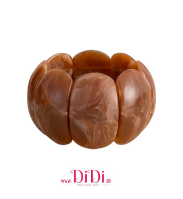 Βραχιόλι κοκάλινο καφέ, 20102513