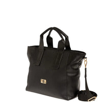 Φόρτωσε την φωτογραφία στο Gallery viewer, Τσάντα χειρός με ιμάντα, μαύρο, 24250