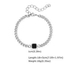 Φόρτωσε την φωτογραφία στο Gallery viewer, Βραχιόλι αντρικό αλυσίδα ατσάλινη, ασημί, 13122514