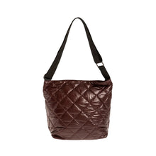 Φόρτωσε την φωτογραφία στο Gallery viewer, Τσάντα ώμου και χιαστί καπιτονέ, μπορντο, 24259