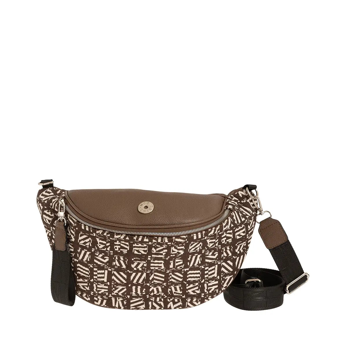 Τσάντα χιαστί Patterned τύπου μπανάνα, ελεφάντ, 24239