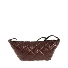 Φόρτωσε την φωτογραφία στο Gallery viewer, Τσάντα Croissant Bag καπιτονέ, μπορντό, 24260