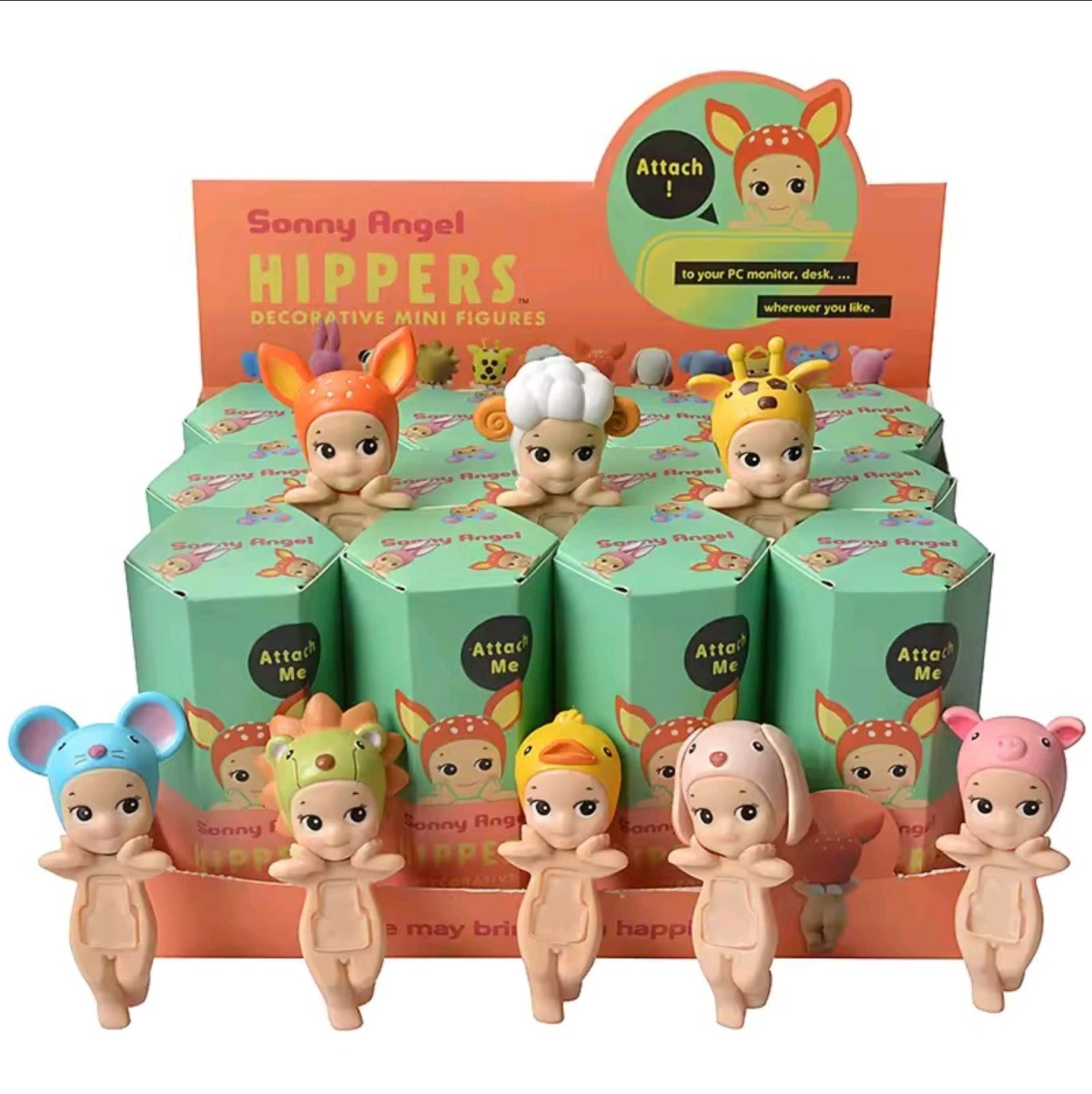 Sonny Angel Hippers Lying Down - Animal series, 0209253