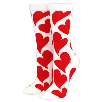 Κάλτσες μεσαίες εκρού καρδιές, No 37-44, 30092511