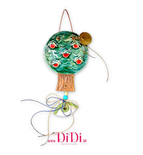 Φόρτωσε την φωτογραφία στο Gallery viewer, Χριστουγεννιάτικο γούρι ροδιά - μάτι, κεραμικό &amp; κρεμαστό, 2810253