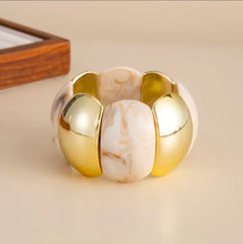 Φόρτωσε την φωτογραφία στο Gallery viewer, Βραχιόλι κοκάλινο δίχρωμο, 20102514