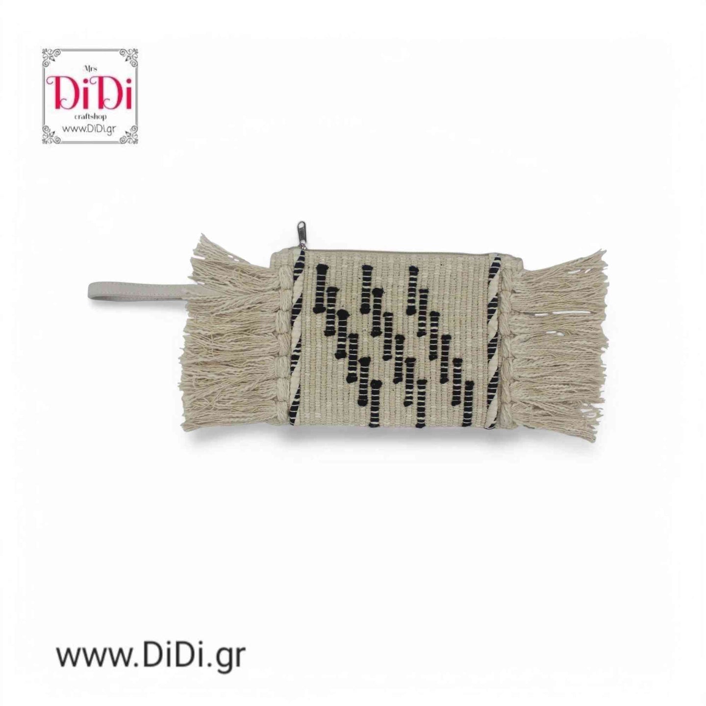 Φάκελος boho ριγέ ζικ ζακ, 0603252